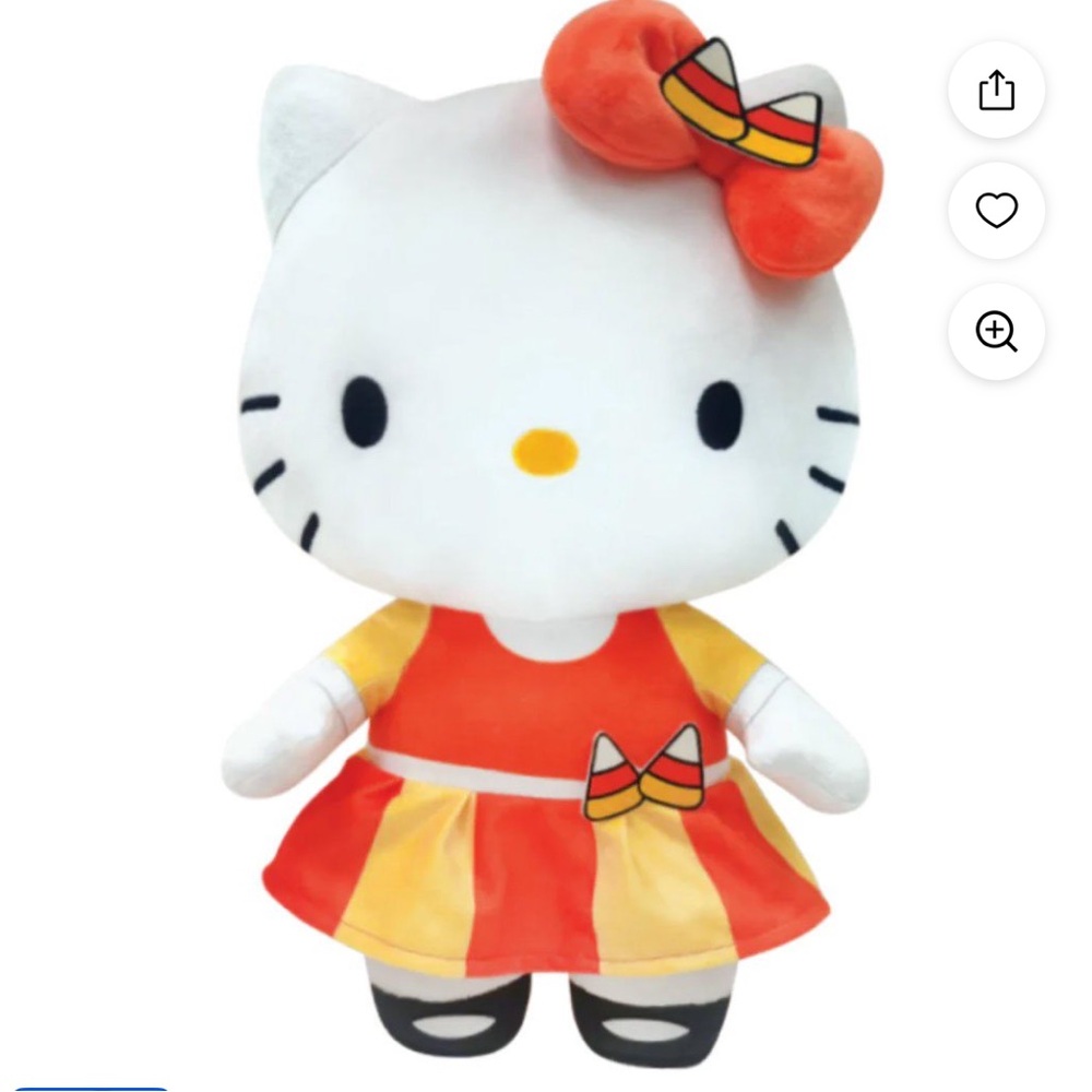 New hello kitty candy corn plush